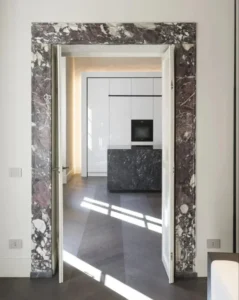 Rajasthani grey granite door frame